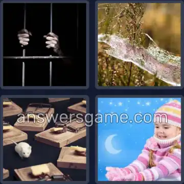 4 Bilder 1 Wort 8 Buchstaben GEFANGEN