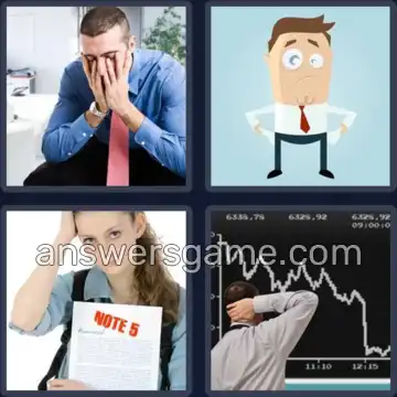 4 Bilder 1 Wort 8 Buchstaben VERSAGEN