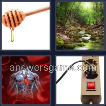 4 Bilder 1 Wort 8 Buchstaben FLIESSEN