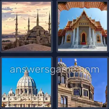 4 Bilder 1 Wort 8 Buchstaben RELIGION