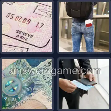 4 Bilder 1 Wort 9 Buchstaben REISEPASS