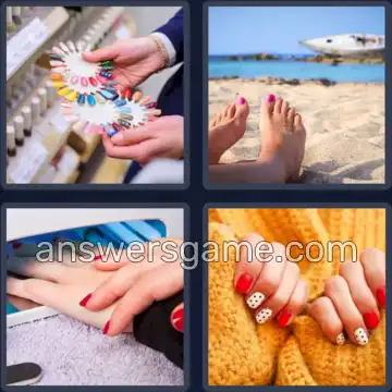 4 Bilder 1 Wort 9 Buchstaben NAGELLACK