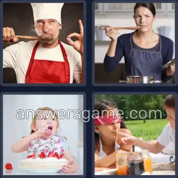 4 Bilder 1 Wort 9 Buchstaben SCHMECKEN