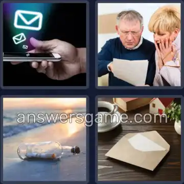 4 Bilder 1 Wort 9 Buchstaben BOTSCHAFT