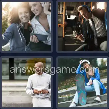 4 Bilder 1 Wort 9 Buchstaben KOPFHÖRER