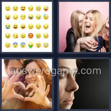 4 Bilder 1 Wort 9 Buchstaben EMOTIONEN