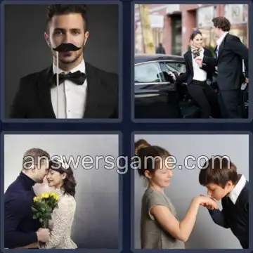 4 Bilder 1 Wort 9 Buchstaben GENTLEMAN