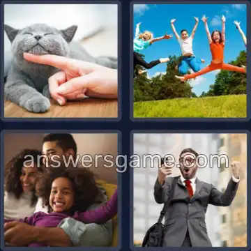 4 Bilder 1 Wort 9 Buchstaben GLÜCKLICH