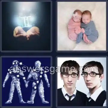 4 Bilder 1 Wort 9 Buchstaben ZWILLINGE