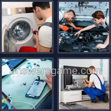 4 Bilder 1 Wort 9 Buchstaben REPARATUR