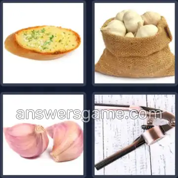 4 Bilder 1 Wort 9 Buchstaben KNOBLAUCH