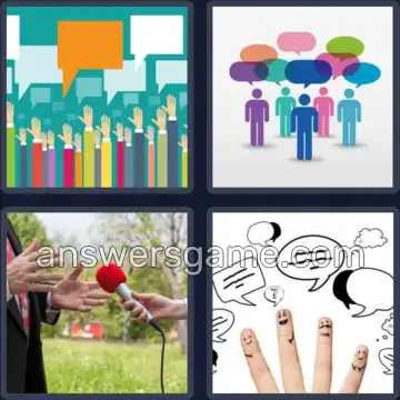 4 Bilder 1 Wort 9 Buchstaben KOMMENTAR