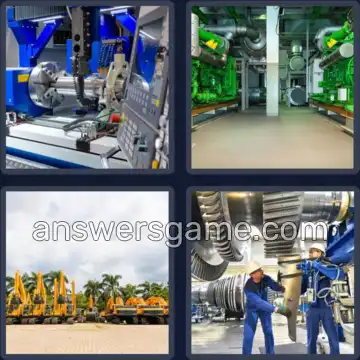 4 Bilder 1 Wort 9 Buchstaben MASCHINEN