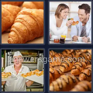 4 Bilder 1 Wort 9 Buchstaben CROISSANT