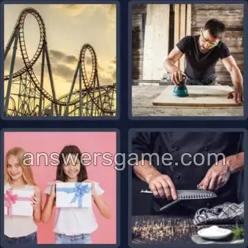 4 Bilder 1 Wort 9 Buchstaben SCHLEIFEN