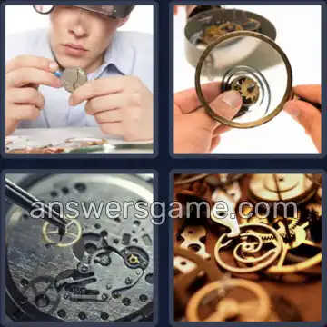 4 Bilder 1 Wort 9 Buchstaben UHRMACHER