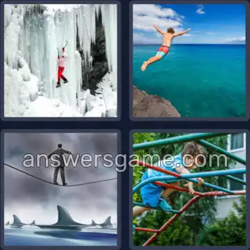 4 Bilder 1 Wort 9 Buchstaben ANGSTFREI