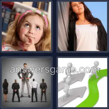 4 Bilder 1 Wort 9 Buchstaben ÜBERLEGEN