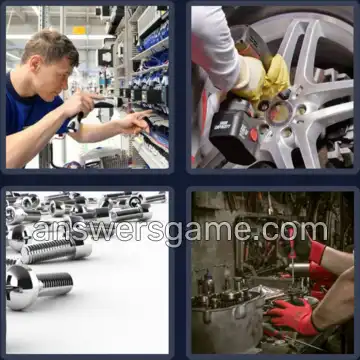 4 Bilder 1 Wort 9 Buchstaben SCHRAUBEN