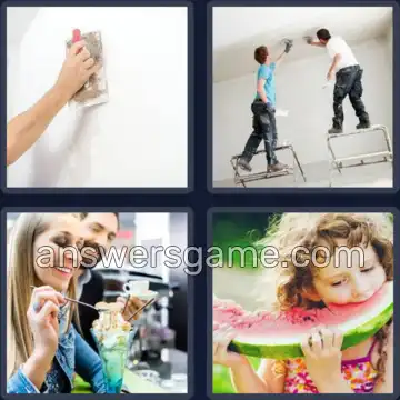 4 Bilder 1 Wort 9 Buchstaben SPACHTELN