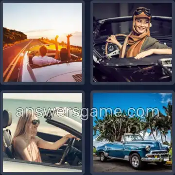 4 Bilder 1 Wort 9 Buchstaben CABRIOLET