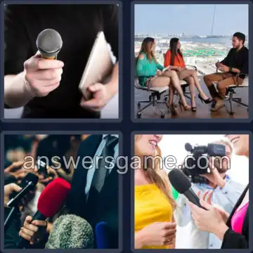 4 Bilder 1 Wort 9 Buchstaben INTERVIEW