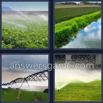 4 Bilder 1 Wort 9 Buchstaben BEWÄSSERN