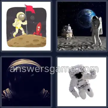 4 Bilder 1 Wort 9 Buchstaben ASTRONAUT