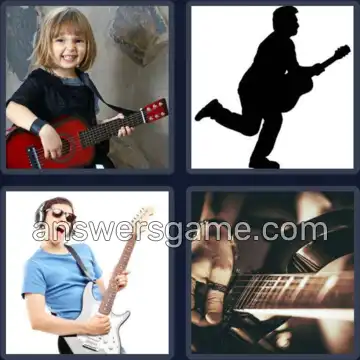 4 Bilder 1 Wort 9 Buchstaben GITARRIST