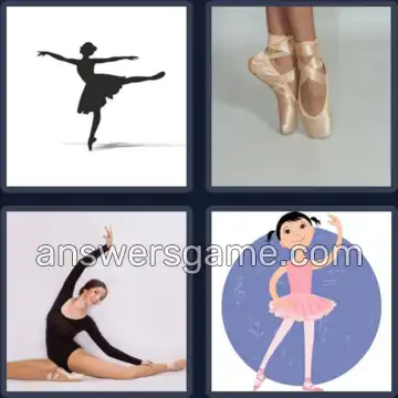4 Bilder 1 Wort 9 Buchstaben BALLERINA