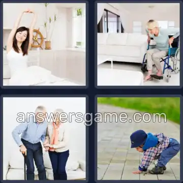 4 Bilder 1 Wort 9 Buchstaben AUFSTEHEN