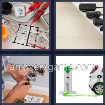 4 Bilder 1 Wort 9 Buchstaben STECKDOSE