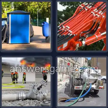 4 Bilder 1 Wort 9 Buchstaben SCHLÄUCHE