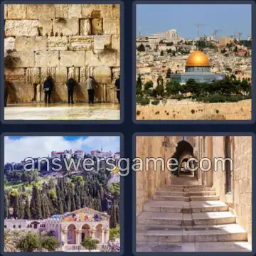 4 Bilder 1 Wort 9 Buchstaben JERUSALEM