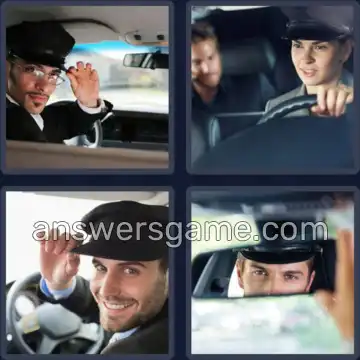4 Bilder 1 Wort 9 Buchstaben CHAUFFEUR