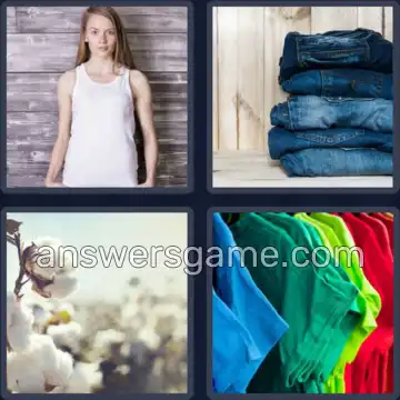 4 Bilder 1 Wort 9 Buchstaben BAUMWOLLE