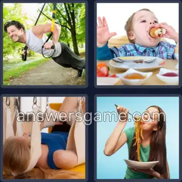 4 Bilder 1 Wort 9 Buchstaben SCHLINGEN