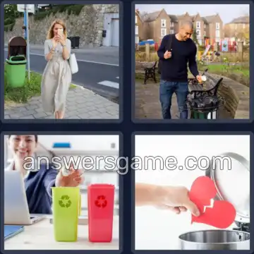 4 Bilder 1 Wort 9 Buchstaben MÜLLEIMER