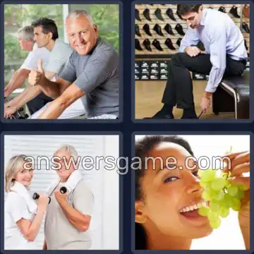 4 Pics 1 Word 3 Letters FIT