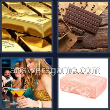 4 Pics 1 Word 3 Letters BAR