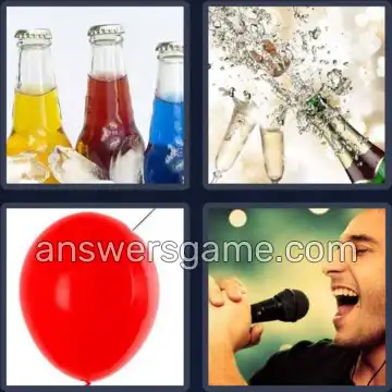 4 Pics 1 Word 3 Letters POP