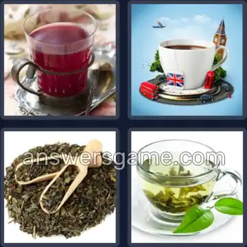 4 Pics 1 Word 3 Letters TEA