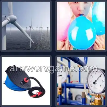 4 Pics 1 Word 3 Letters AIR