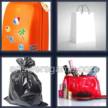4 Pics 1 Word 3 Letters BAG
