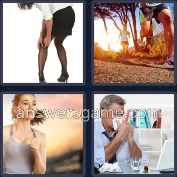 4 Pics 1 Word 3 Letters RUN