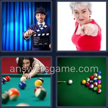 4 Pics 1 Word 3 Letters CUE