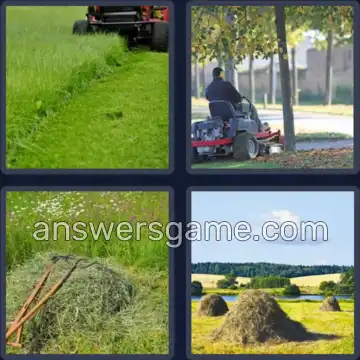 4 Pics 1 Word 3 Letters MOW