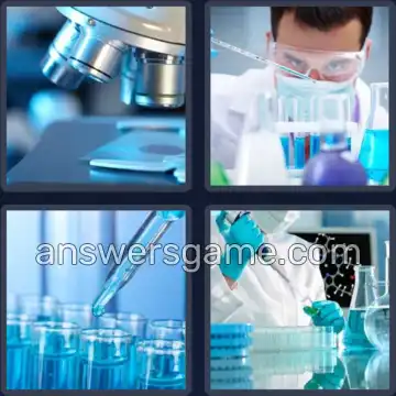 4 Pics 1 Word 3 Letters LAB