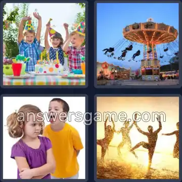 4 Pics 1 Word 3 Letters FUN