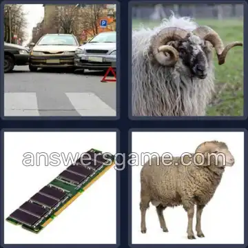 4 Pics 1 Word 3 Letters RAM